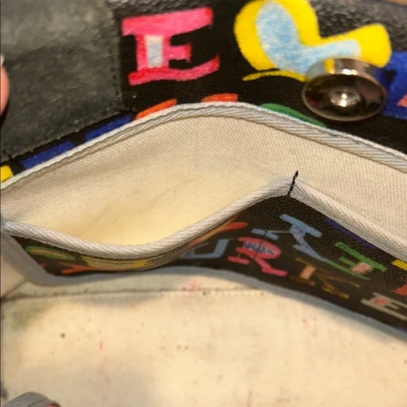 Dooney & Bourke Retro Graffica Tassel Satchel - Picture 11 of 14